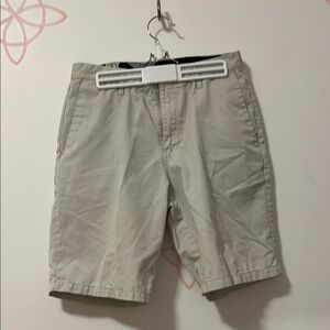 Volcom Men's Light Gray Flat Front Shorts